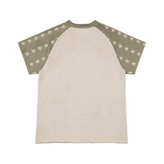 THEFINALCURE. “DAYDREAM CLUB” DOUBLE PORTRAIT STAR RAGLAN TEE