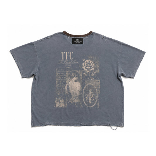 THEFINALCURE. “FADED MEMORY” DISTRESSED TEE