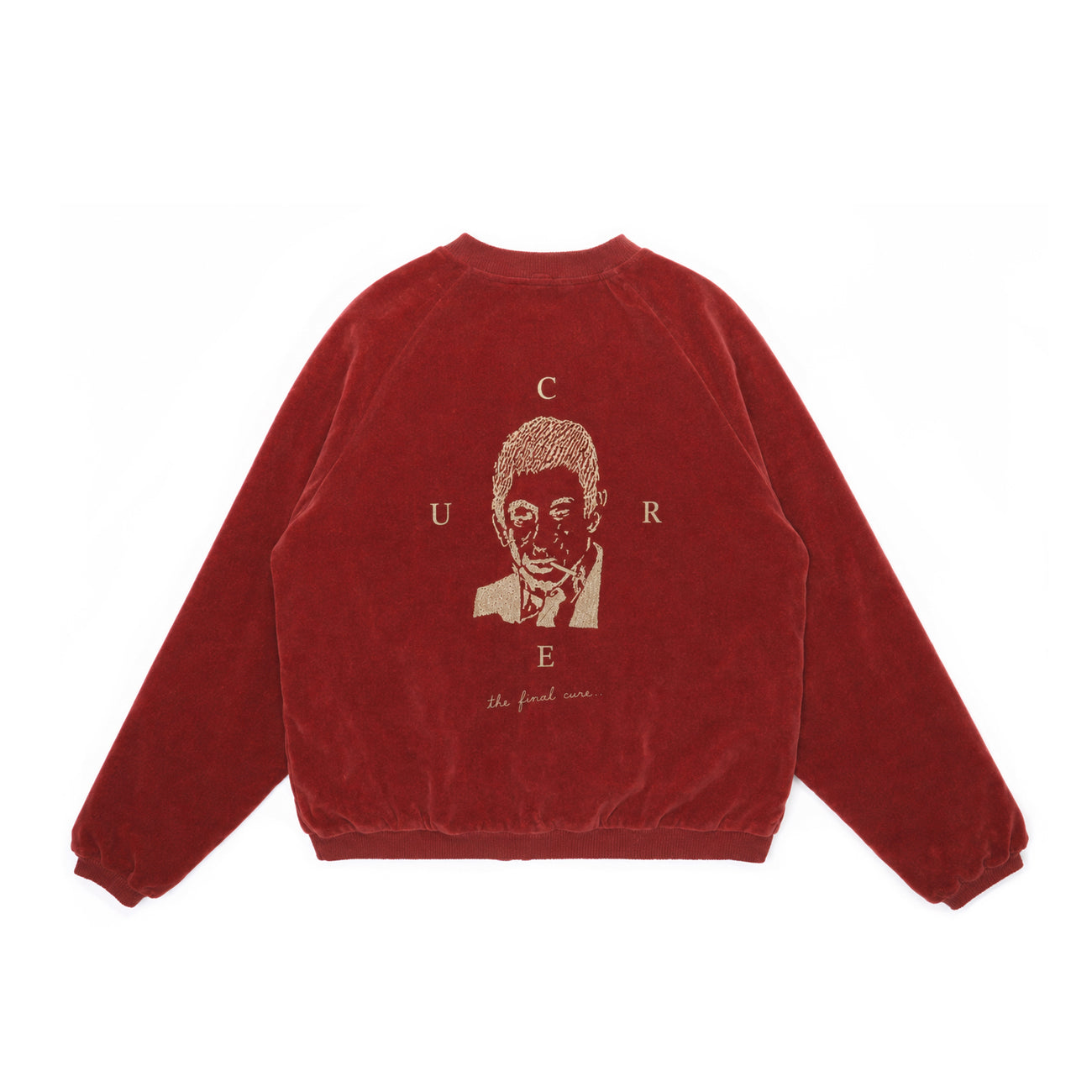 THEFINALCURE. “OLD SOUL NEW MOOD” VELOUR ZIP JACKET
