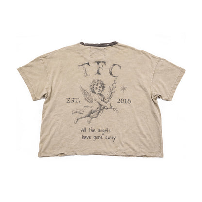 THEFINALCURE. “ALL THE ANGELS” DISTRESSED TEE