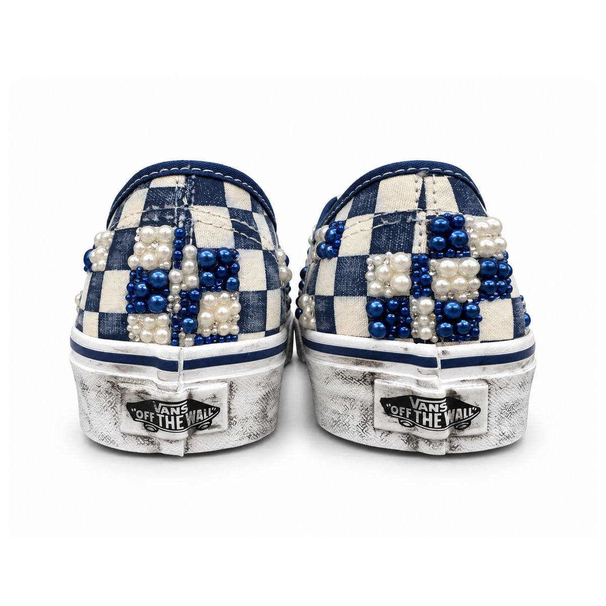 Vans “AUTHENTIC” BLUE CHECK PEARL by THEFINALCURE.