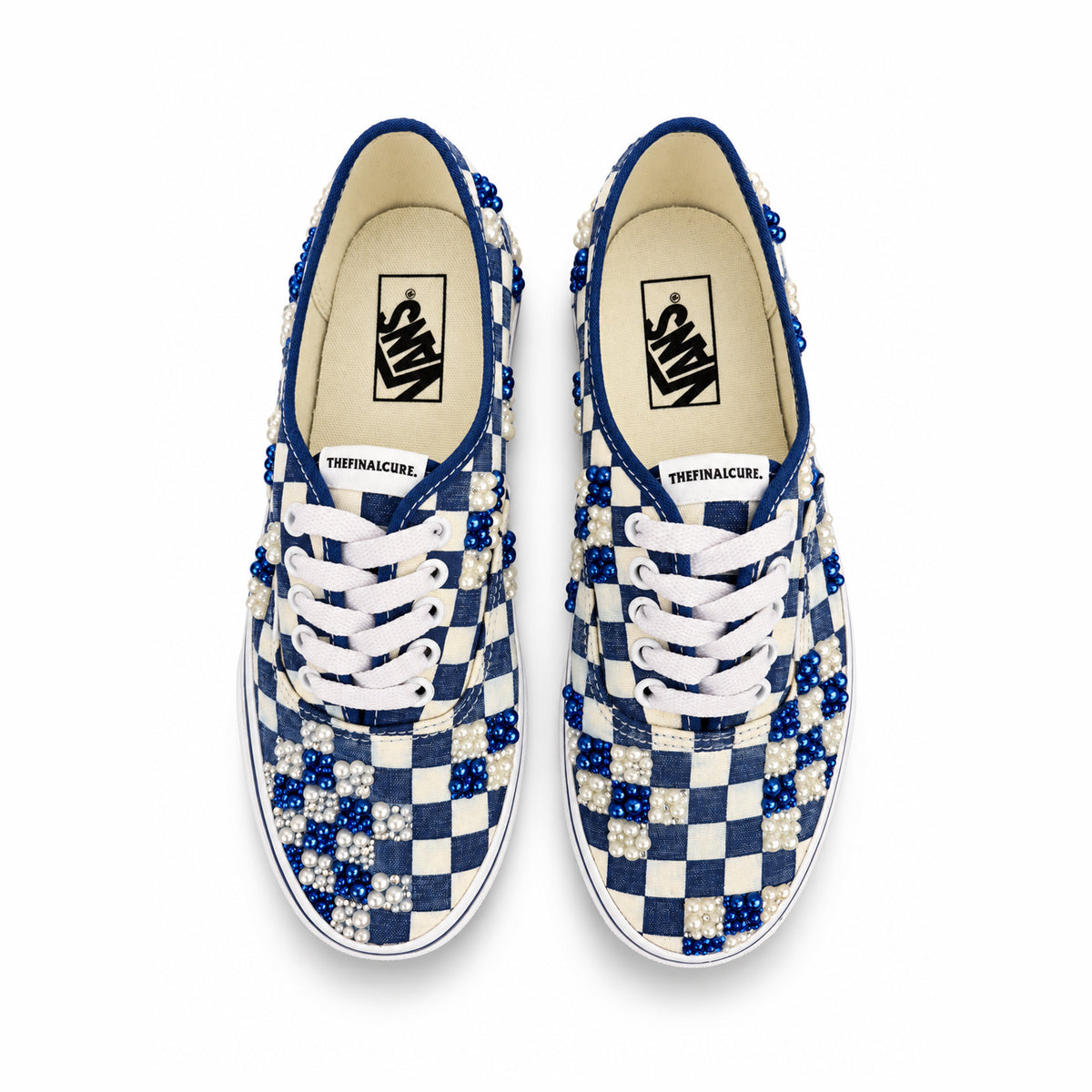 Vans “AUTHENTIC” BLUE CHECK PEARL by THEFINALCURE.