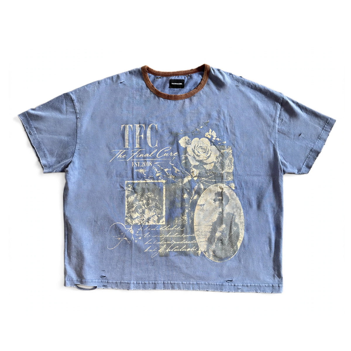 THEFINALCURE. “FADED MEMORY” DISTRESSED TEE