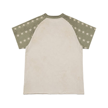 THEFINALCURE. “DAYDREAM CLUB” DOUBLE PORTRAIT STAR RAGLAN TEE