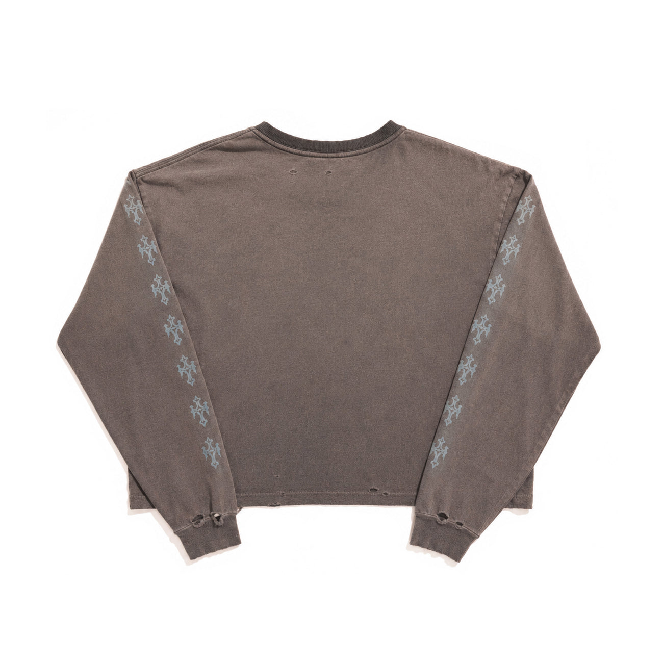 THEFINALCURE. “LOVE STAYS” DISTRESSED LONG SLEEVE