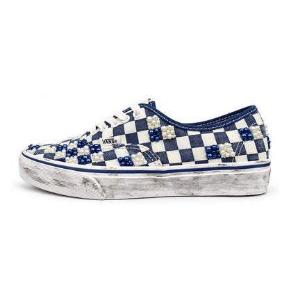 Vans “AUTHENTIC” BLUE CHECK PEARL by THEFINALCURE.