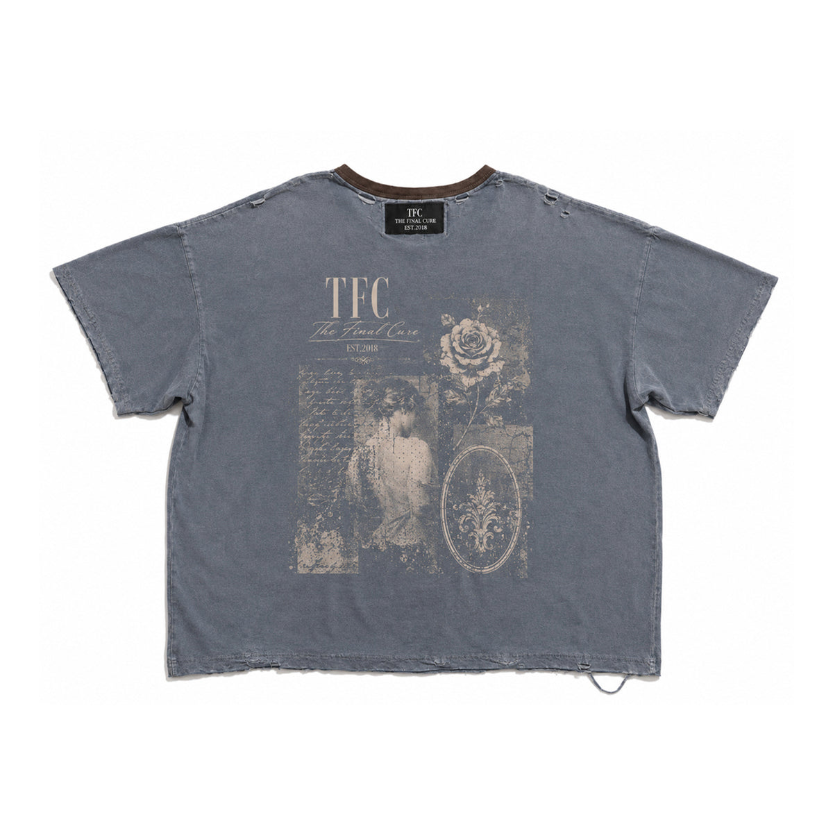THEFINALCURE. “FADED MEMORY” DISTRESSED TEE