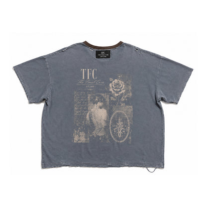 THEFINALCURE. “FADED MEMORY” DISTRESSED TEE