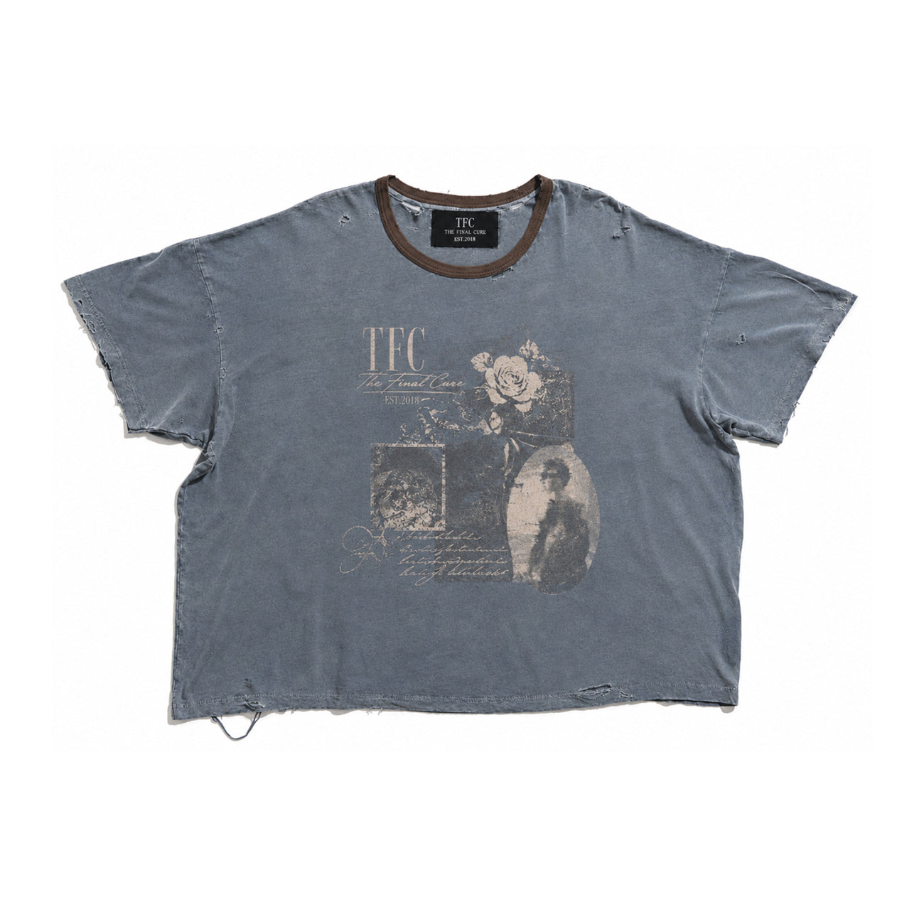 THEFINALCURE. “FADED MEMORY” DISTRESSED TEE